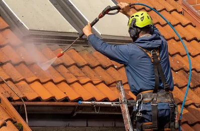 Démoussage et hydrofuge de toiture à Moncheaux